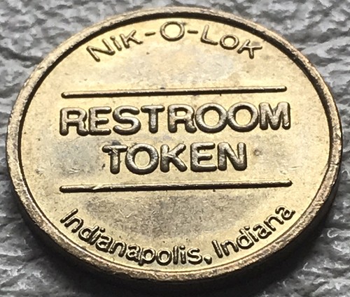 Gettone bagno nik lok - gettone, nik-o-lok